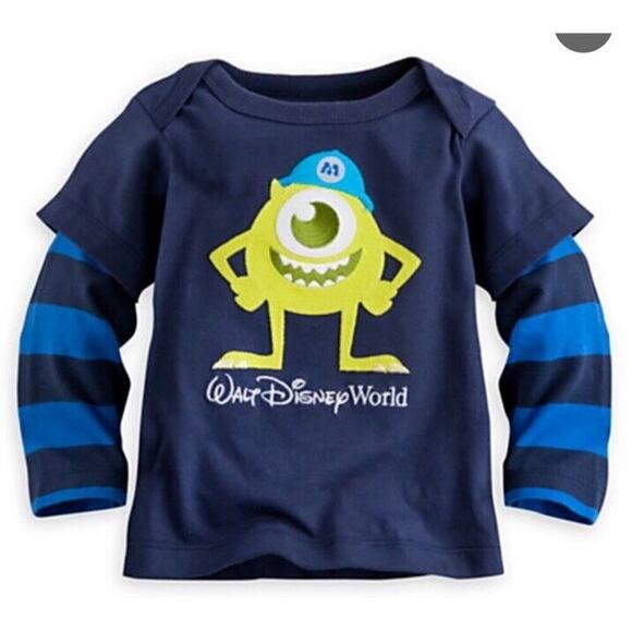 Monsters University Long-Sleeve Tee for Baby Size 18 Months NWT From Disneyland - Picture 1 of 11
